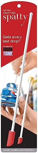 Spatty Daddy Red 6 & 12 Inch Craft Spatula Set, Glue & Paint Scraper