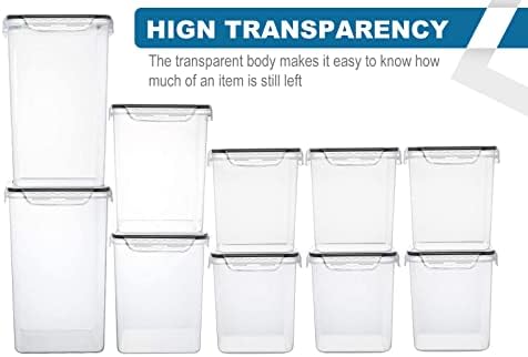 VERONES Large Tall Airtight Food Storage Containers, 10 PACK Containers Set