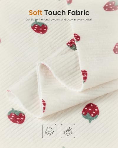 LOVEVOOK Corduroy Lunch Box for Women Wide Opening Cute Insulated Lunch Box