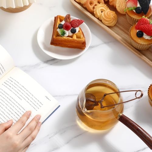 Yinder 20 Pcs Snap Ball Tea Infuser Stainless Steel, Rose Gold