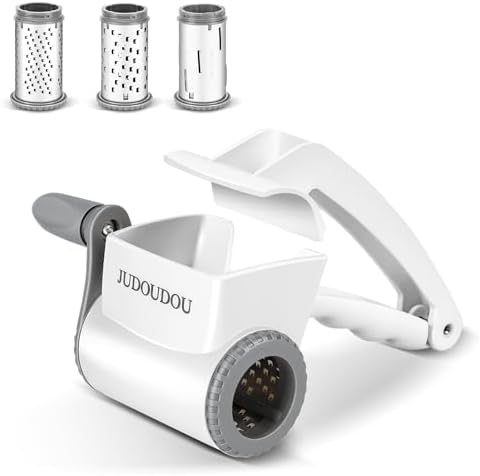 Cheese Grater Hand Crank,Classic Rotary Parmesan Cheese Shredder Handheld