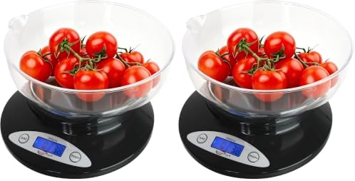 Weighmax Electronic Kitchen Scale - Weighmax 2810-2KG Black (Pack of 2)