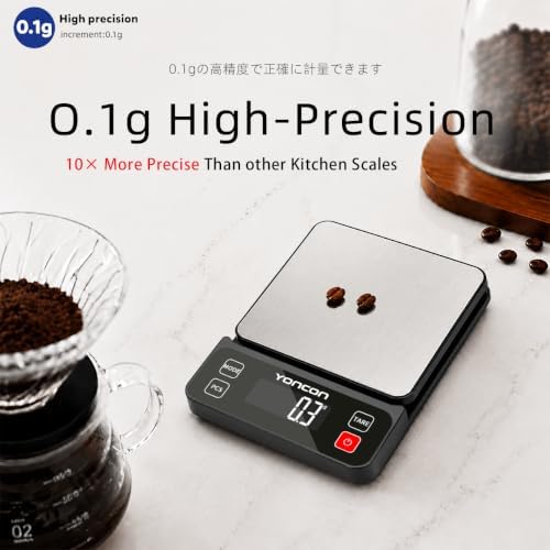 Digital Food Scale for Kitchen & Baking, 11lb/0.1g High Precision