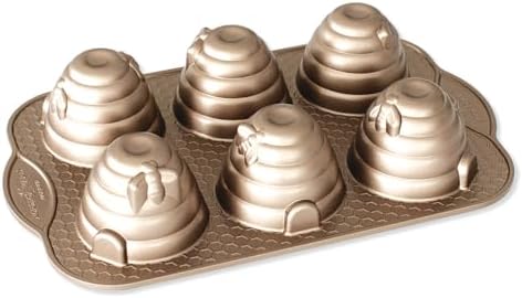 Nordic Ware Beehive Cakelet, 3 Cup Capacity, Toffee