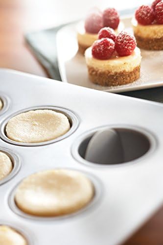 Fox Run Mini Cheesecake Pan with Removable Bottoms, Non-Stick, 10.5 x 14 x 1.5 inches