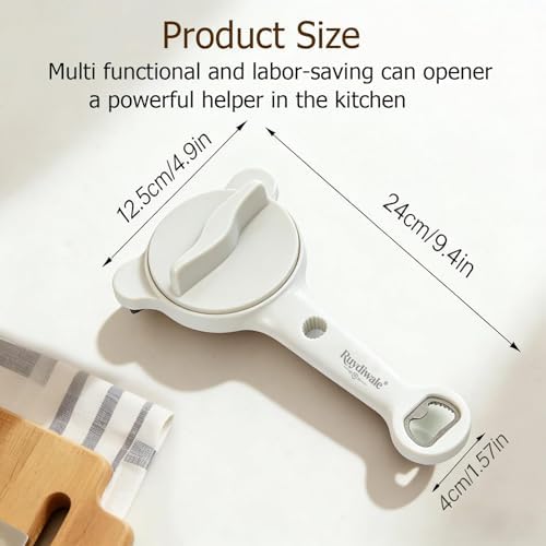 4-in-1 Jar Opener, Ruydiwale Adjustable Jar Opener for Seniors