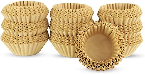 8-12 Cup Basket Coffee Filters, Unbleached for Drip Makers, 1,000 Count