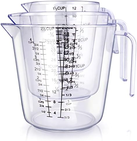 -BINGBING- Measuring Cups Set, Liquid Measuring Cups For 3 For Kitchen