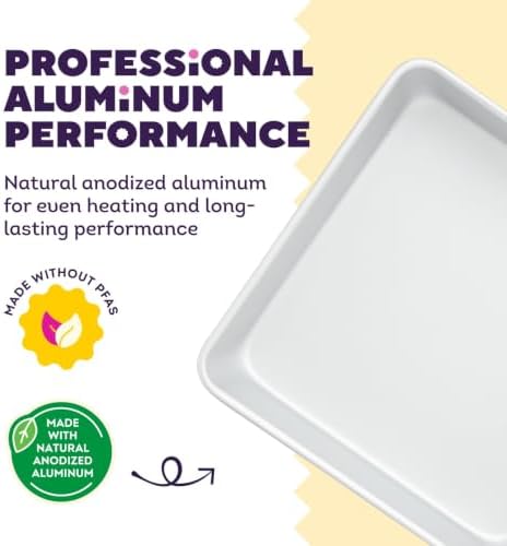 Wilton Aluminum Square Cake Pan, Made Without PFAS, 8 x 8 in
