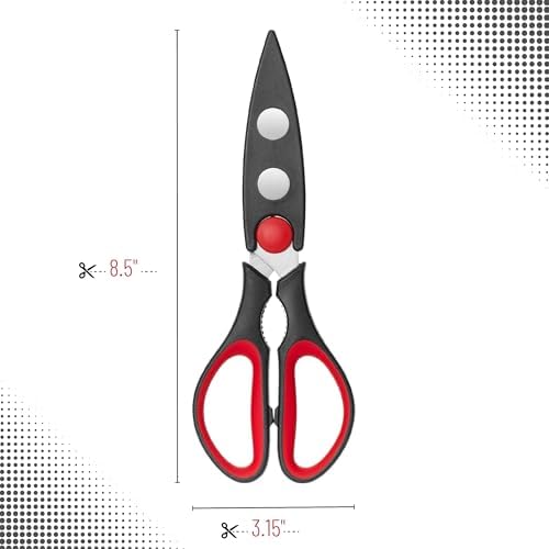 Mr. Pen- All Purpose Kitchen Shears with Protective Sheath, 8 Inch