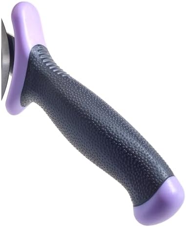 Mercer Culinary Millennia Pizza Cutter with Purple Handle, 4 Inch Wheel, Stainless Steel