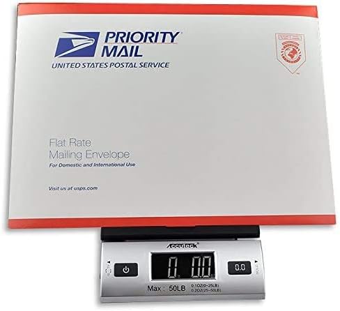 Accuteck 8250 High Accuracy Digital Shipping Scale and Postal Scale, 0.1oz Precision, 50Lb