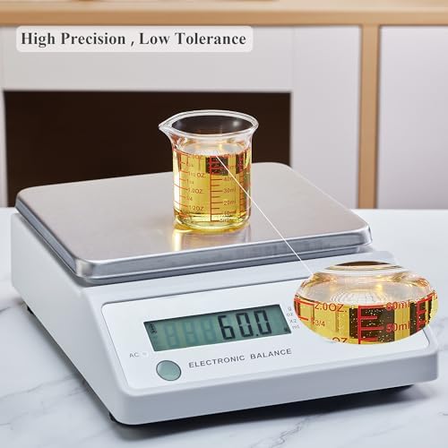 Ackers BORO3.3 Mini Borosilicate Glass Measuring Cup Set, 4-Piece, 5-60 ml