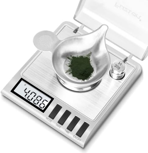 Fuzion Digital Milligram Scale, 50g/0.001g Powder Scale with 6 Accessories
