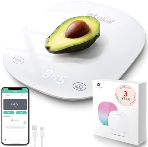 Arboleaf Smart Food Scale, Kitchen Scale with Nutritional Calculator