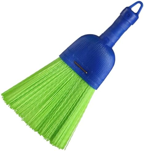 Domensi 1 Pcs Whisk Broom Poly Fiber Hand Brush with Hang Hole Car Cleaning
