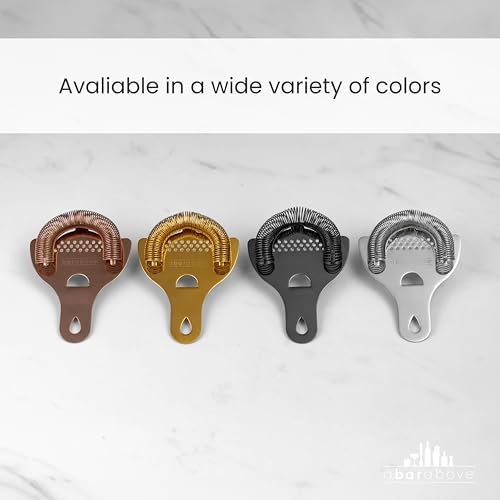 A Bar Above Premium Hawthorne Strainer, Antique Copper, High Density Spring