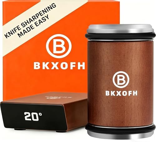 Rolling Knife Sharpener Kit, Knife Sharpening Kit for Kitchen, Walnut