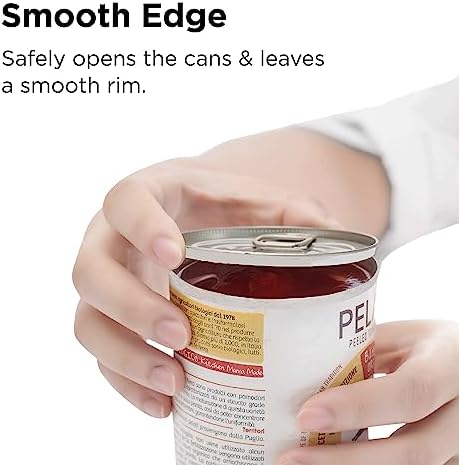 Kitchen Mama Auto 2.0 Electric Can Opener, Cordless, Marble White