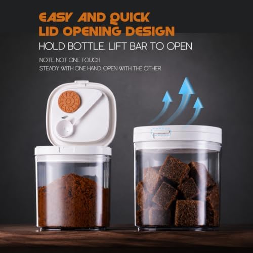 LivLab Mker Airtight Brown Sugar Container with Magnetic Spoon & Keeper