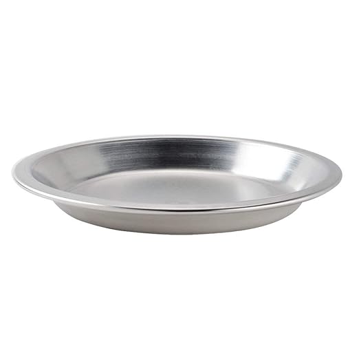 American METALCRAFT, Inc. 801 Deep Dish Pie Pan Silver, 8”