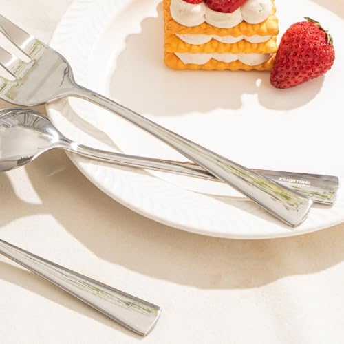 KINGSTONE 8 Piece 18/10 Serving Utensils Set, Stainless Steel Serving Set