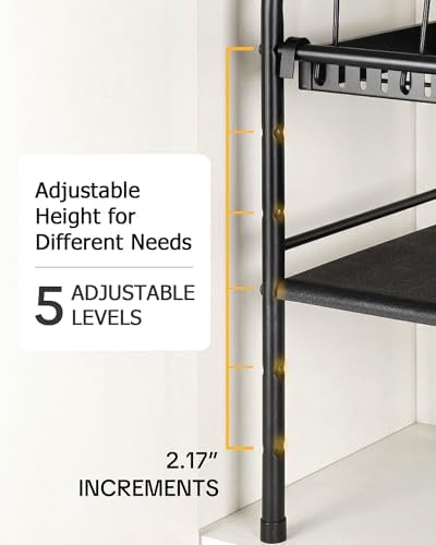 HULISEN Pots and Pans Organizer Under Cabinet, 2-Tier Expandable Pot Rack
