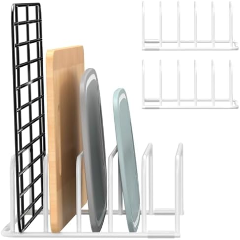 Fikoksol Cutting Board Organizer Storage, Baking Sheet Rack under Cabinet