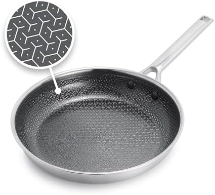 GreenPan Hybrid 10" Stainless Steel Frying Pan, Ceramic Nonstick Skillet