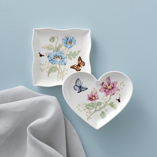 Lenox Butterfly Meadow Square Dish, 0.65 LB, Multi
