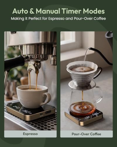 Maestri House S2 Espresso Coffee Scale with Timer 0.1g Precision Shot Scale