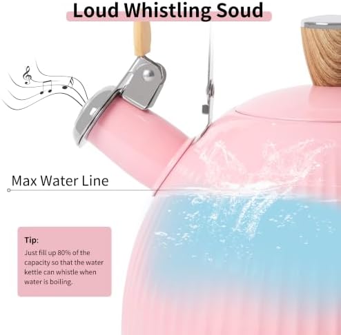 LONFFERY Tea Kettle for Stove Top