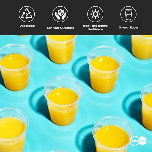 3oz Disposable Plastic Cups 500 Pack,Small Mouthwash Cups, Bulk Sample Tumblers for Home, School, Office, Parties, or Commercial Use