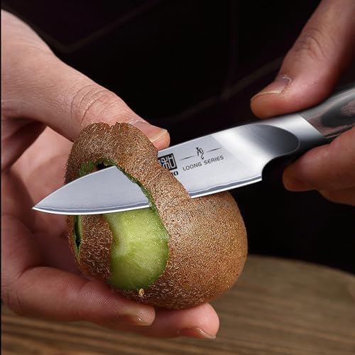 HOSHANHO 3.75 inch Paring Knife, Ultra Sharp Japanese Kitchen Fruit Knife