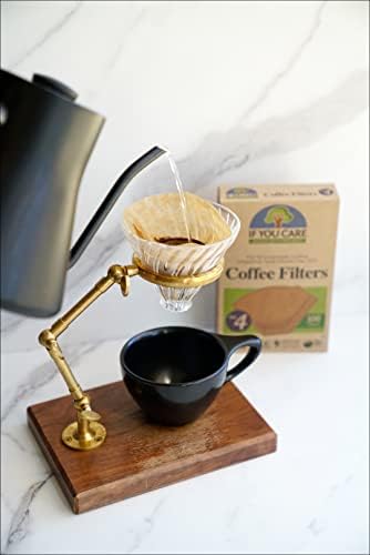 If You Care # 4 Cone Shaped Unbleached All Natural Compostable Coffee Filters, 100 Count (Pack of 1), Chlorine Free