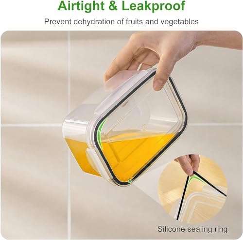 Freshmage Fruit Storage Containers for Fridge with Removable Colander 10