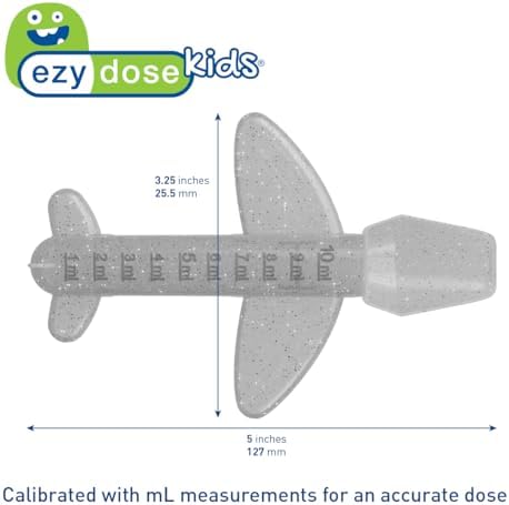 Ezy Dose Kids Medi-Plane Spoon, 10mL, Liquid Medicine Dosing, BPA-Free
