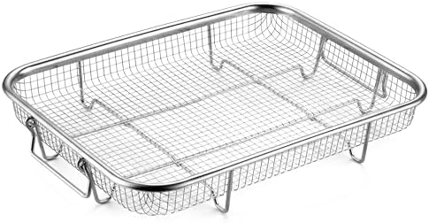 P&P CHEF 11.8 Inch Air Fryer Basket for Oven, Air Fryer Rack, 1 Piece