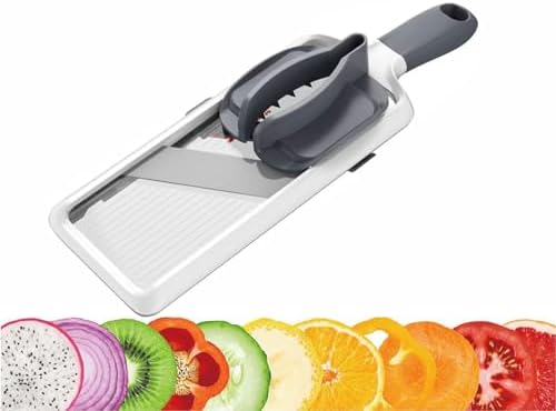 Multi Vegetable Slicer-Safe Mandoline slicer for kitchen,Adjustable Stainless Steel Blade,Cutter for Fruits and Vegetables,Cabbage Shredder