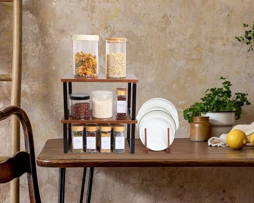 4 Pcs Kitchen Organizer Accessories Set for Cabinet, Deep, 11.8 x 7.9''