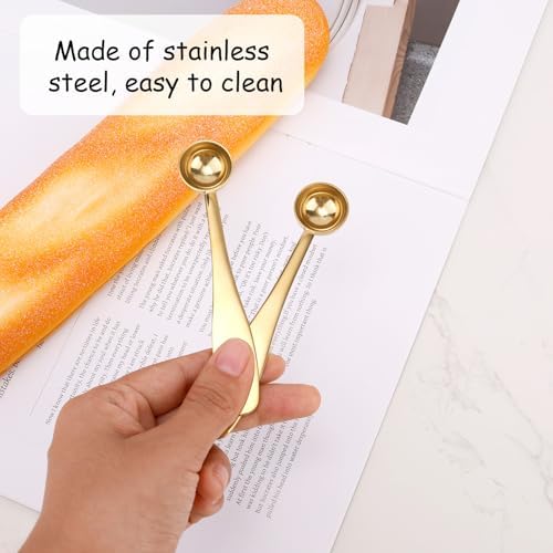 2pcs Stainless Steel 1 Gram Matcha Spoons