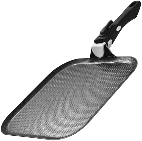 LOLYKITCH 11'' Nonstick Square Griddle Pan - Tri-Ply Stainless Steel