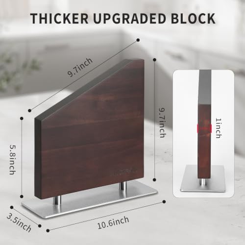Magnetic Knife Block Without Knives,Magnetic Universal Stands with Strong Enhanced Magnets Strip Kitchen Storage Cutlery Large Organizer ，Knife Holder for Kitchen Organizer