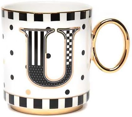 MACKENZIE-CHILDS My Mug, Decorative Ceramic Coffee Mug with Handle, U