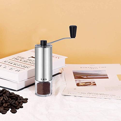 LHS Coffee Grinder Stainless Steel Construction with Ceramic Conical Burr