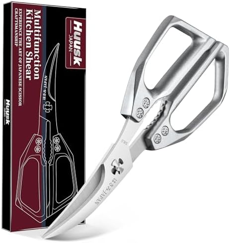Huusk Kitchen Scissors for Food - Multifunction Kitchen Shears All Purpose