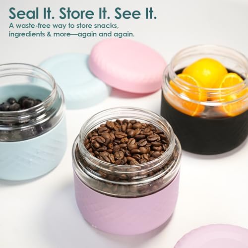 24 oz/3 Cup Glass Lunch Bowl Container with Lid, Leak & Spill Proof