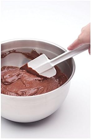Rubbermaid Commercial Products Cold Temperature Scraper Spatula, White, 9.5 Inch, Clean-Rest Design (FG1901000000) (Pack of 2)