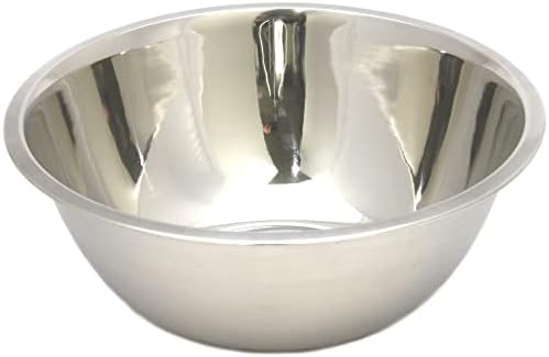Chef Craft Brushed Mixing Bowl, 5-Quart, Stainless Steel