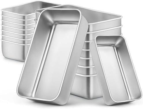 LIANYU Bread Pan Set, 9x5Inch Loaf Pans & 6.3x3.5Inch Mini Bread Baking Pan